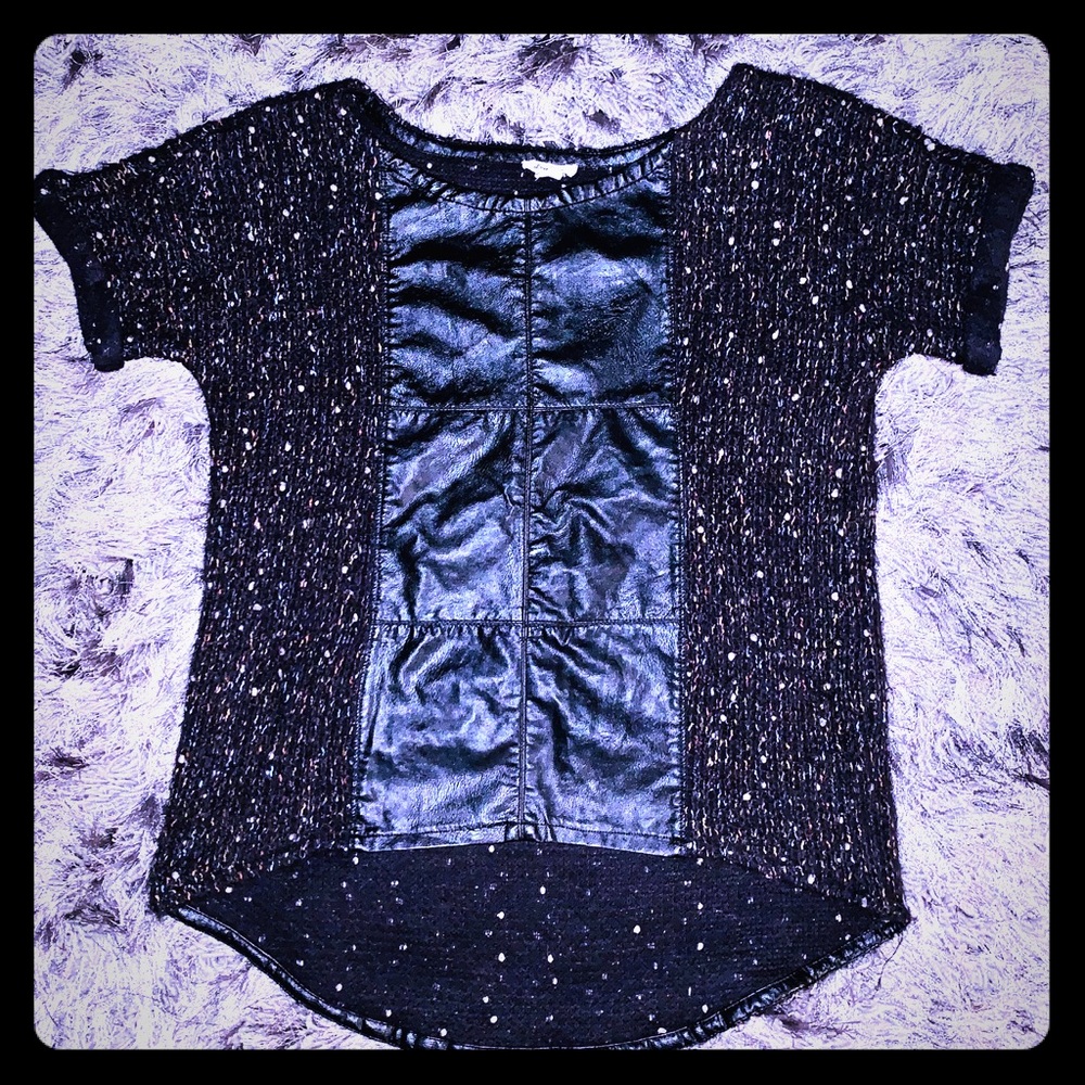 Adorable Love Riche Black Sweater Top